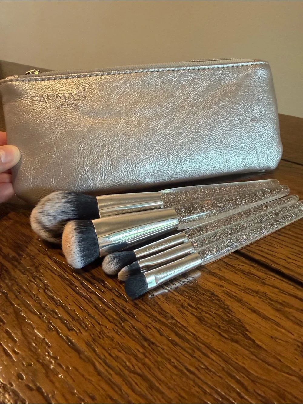 Lot of Makeup Brushes Assorted Sephora Brand farmasi pouch